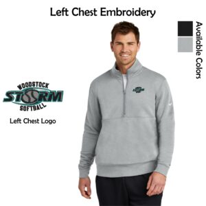 Woodstock Storm Softball Adult Nike 1/2-Zip