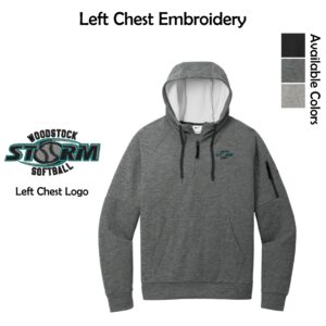 Woodstock Storm Softball Adult Nike 1/4-Zip Fleece Hoodie