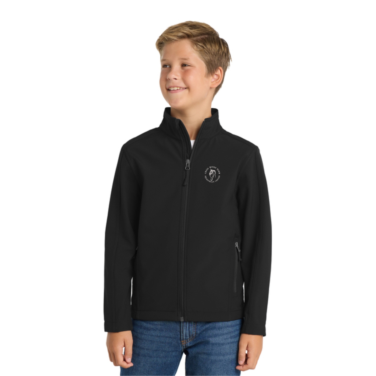 Cross Winds Farm Youth Core Soft Shell Jacket - Image 4