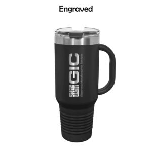 GIC Travel Mug with Snap Lid & Straw (40 oz.)