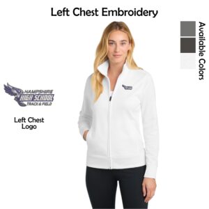 Hampshire Track & Field Ladies Fleece Full-Zip Jacket