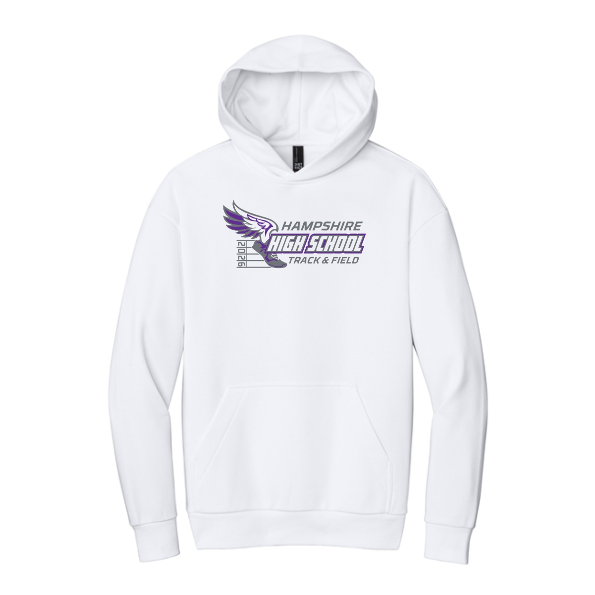 Hampshire Track & Field District Heavyweight Fleece Hoodie (Oversized fit) - Image 4