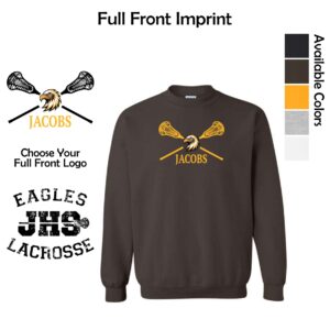 Jacobs HS Lacrosse Heavy Blend Crewneck Sweatshirt