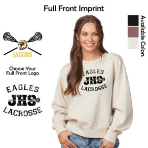 Jacobs HS Lacrosse Ladies Boxy Crew
