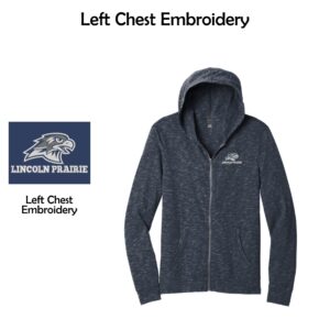 Lincoln Prairie Elementary 02 Adult District Full-Zip Hoodie