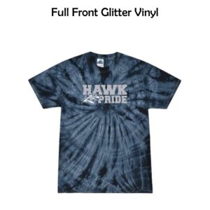 Lincoln Prairie Elementary 02 Adult & Youth Tie-Dyed T-Shirt in Glitter