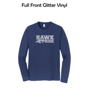 Lincoln Prairie Elementary 02 Adult & Youth Long Sleeve Tee in Glitter