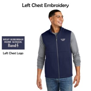 WSHSB Embroidered Soft Shell Vest