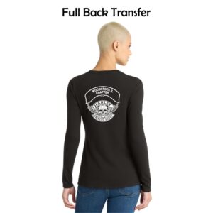 Woodstock HOG Ladies District Long Sleeve V-Neck