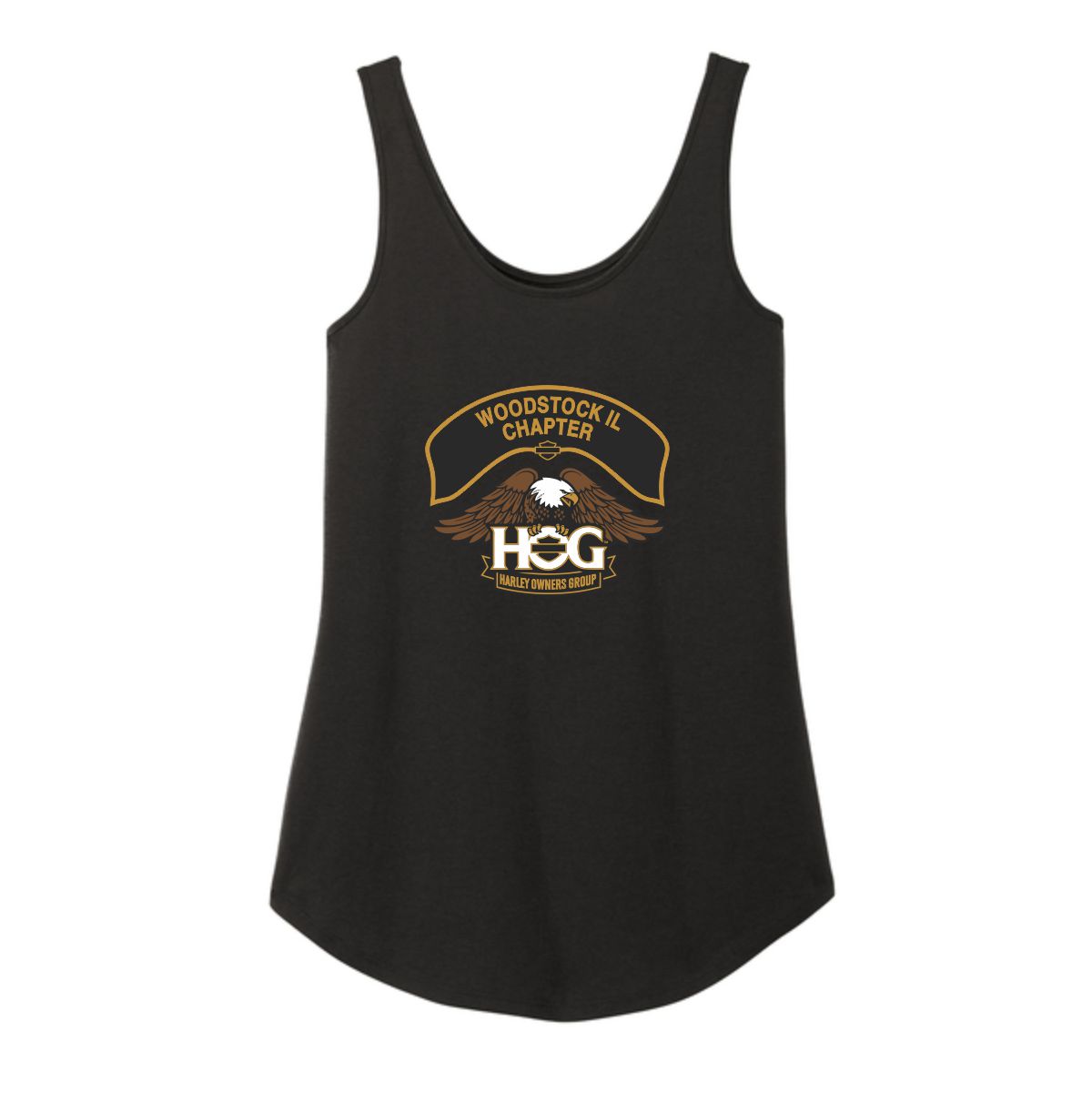 Woodstock HOG Ladies Relaxed Tank - Image 3