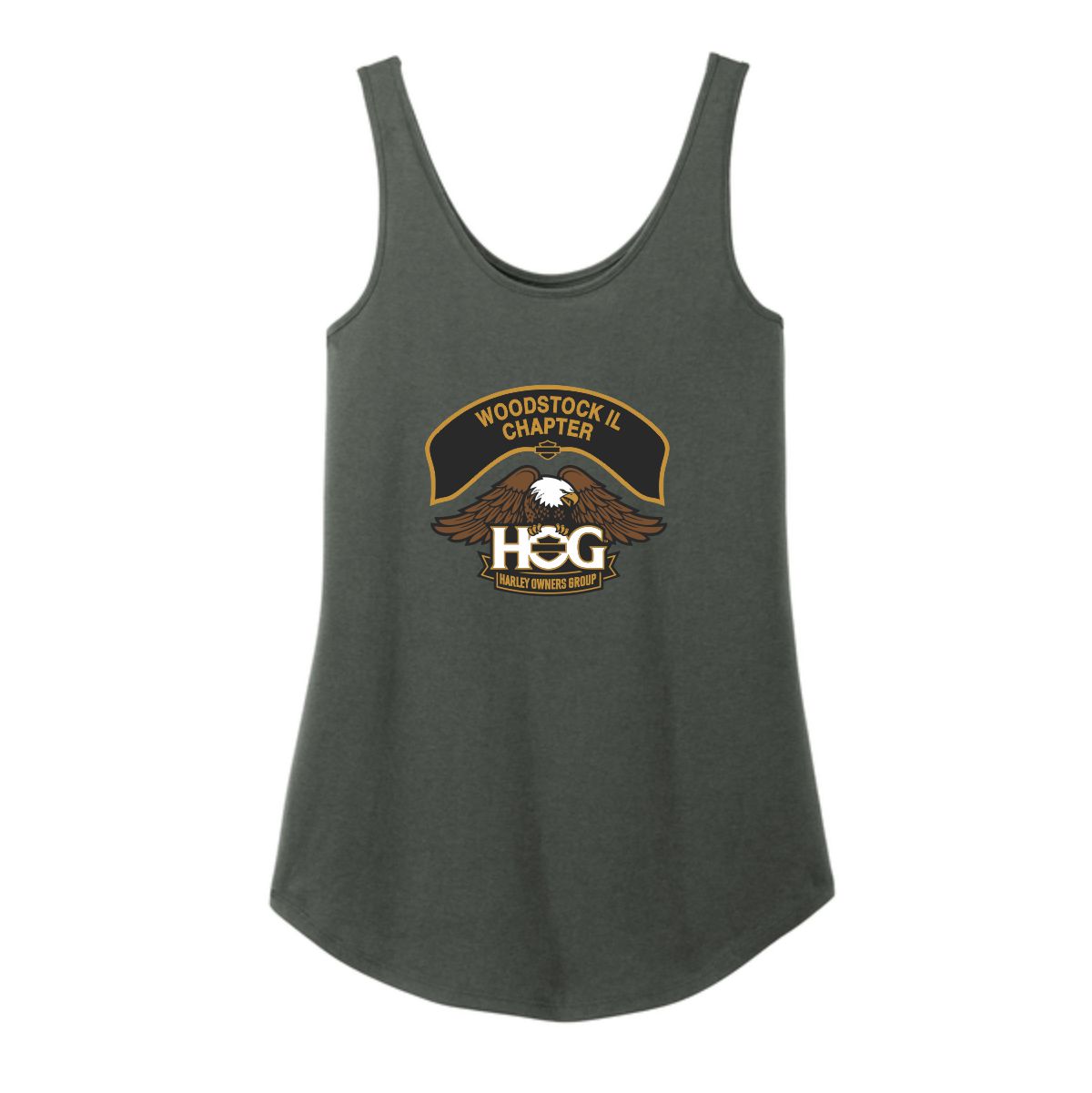 Woodstock HOG Ladies Relaxed Tank - Image 5