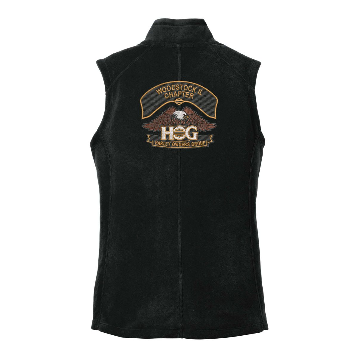 Woodstock HOG Ladies Microfleece Vest - Image 3