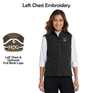 Woodstock HOG Ladies Soft Shell Vest