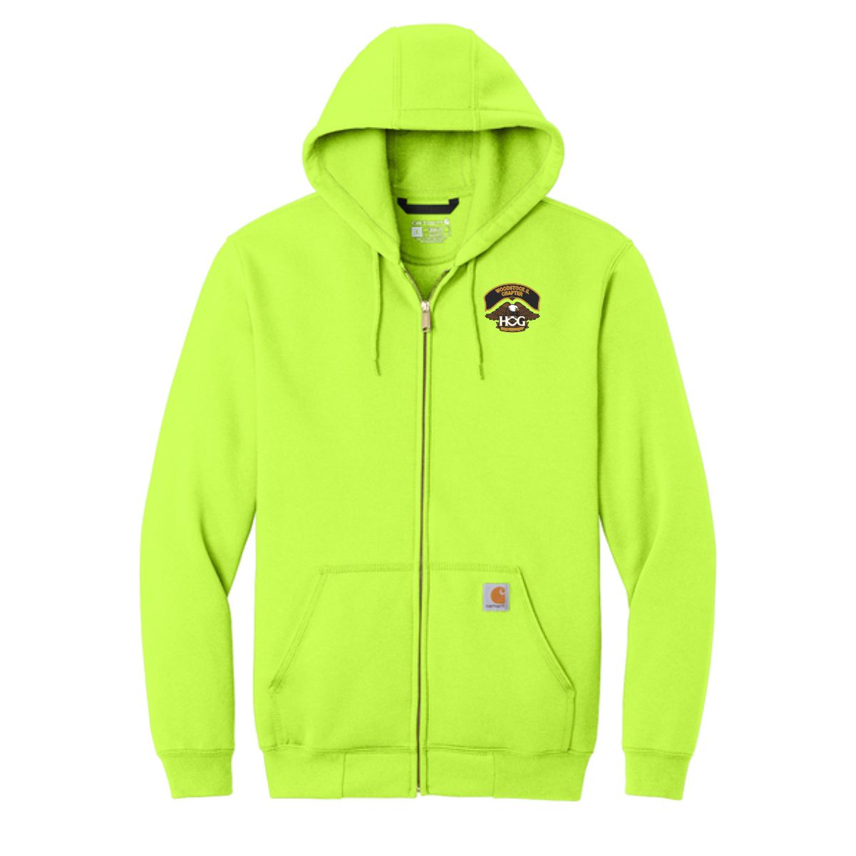 Woodstock HOG Carhartt Midweight Hooded Zip-Front Sweatshirt - Image 4