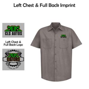 Crystal Lake South HS Autos Short Sleeve Work Shirt