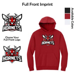 Hornets Baseball Adult District Heavyweight Fleece Hoodie (Oversized Fit)