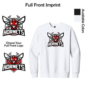 Hornets Baseball Adult District Heavyweight Fleece Crew (Oversized Fit)