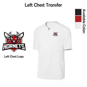 Hornets Baseball Adult & Youth 1/2-Zip Short Sleeve Jacket