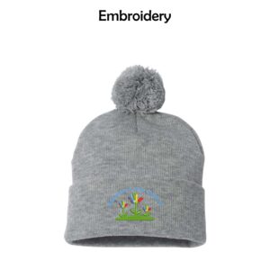Independence Early Childhood Beanie with Pom-Pom