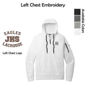 Jacobs HS Lacrosse Nike 1/4-Zip Fleece Hoodie