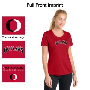 Marengo Outlaws Travel Baseball Ladies Performance Tee