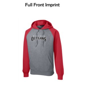 Marengo Outlaws Travel Baseball Unisex Raglan Hooded Sweatshirt