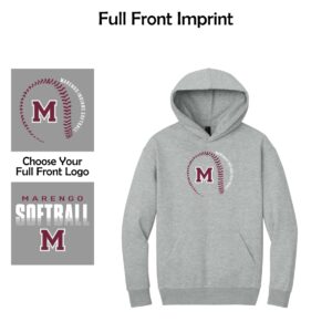 Marengo Softball 01 Adult District Heavyweight Fleece Hoodie