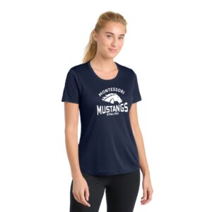 Maria Montessori Bowling Ladies Performance Tee