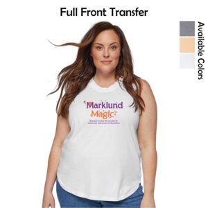 Marklund 01 Magic Women's Curvy Relaxed Fine Jersey Tank