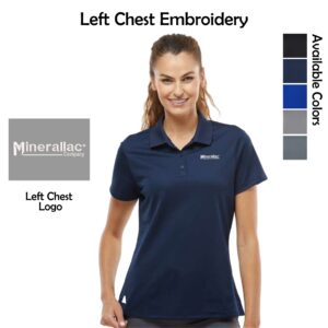 Minerallac Ladies Adidas Performance Piqué Polo