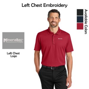 Minerallac Plaited Pique Polo