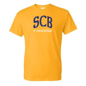 St. Charles Borromeo 02 Spiritwear Adult & Youth DryBlend T-Shirt with Glitter Vinyl