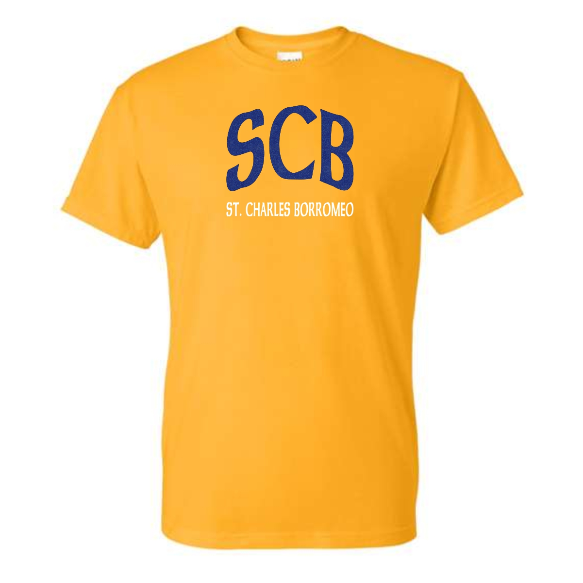 St. Charles Borromeo 02 Spiritwear Adult & Youth DryBlend T-Shirt with Glitter Vinyl