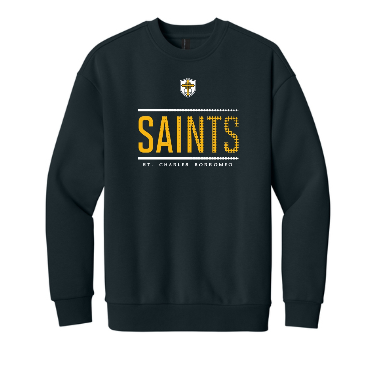 St. Charles Borromeo 02 Spiritwear Adult District Heavyweight Fleece Crew (Oversized fit)