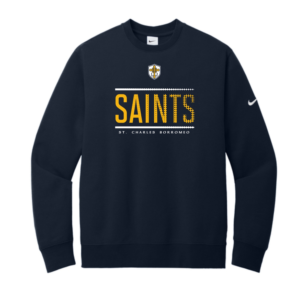 St. Charles Borromeo 02 Spiritwear Adult Nike Crew