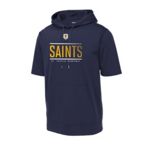 St. Charles Borromeo 02 Spiritwear Adult & Youth Short Sleeve Hooded Pullover