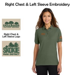 Emily Oaks Nature Center Ladies Silk Touch Polo