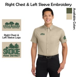 Emily Oaks Nature Center Short Sleeve Easy Care Shirt