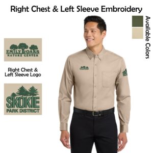 Emily Oaks Nature Center Long Sleeve Easy Care Shirt