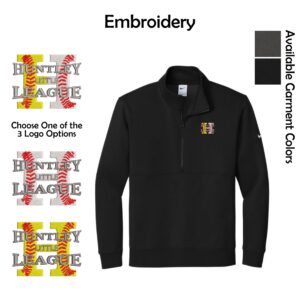 Huntley Little League Adult Nike Fleece 1/2-Zip