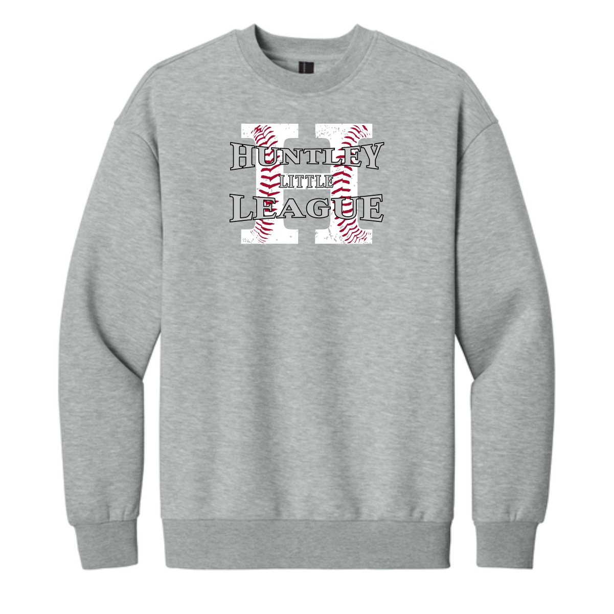 Huntley Little League Adult District Heavyweight Fleece Crew (Oversized fit) - Image 5