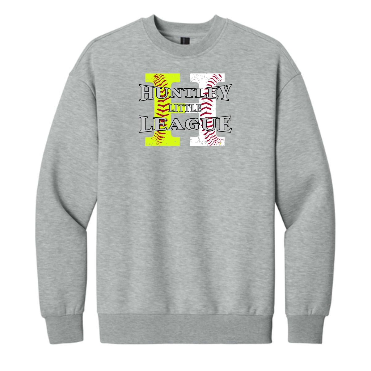 Huntley Little League Adult District Heavyweight Fleece Crew (Oversized fit) - Image 7