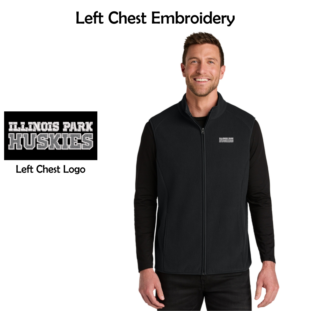 Illinois Park Adult Port Authority Fleece Vest