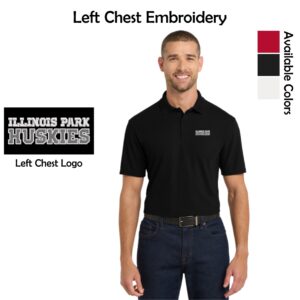 Illinois Park Adult Port Authority Pique Polo