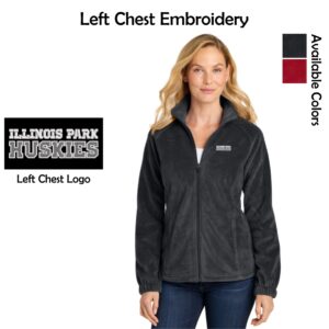 Illinois Park Ladies Port Authority Plush Fleece Full-Zip Jacket