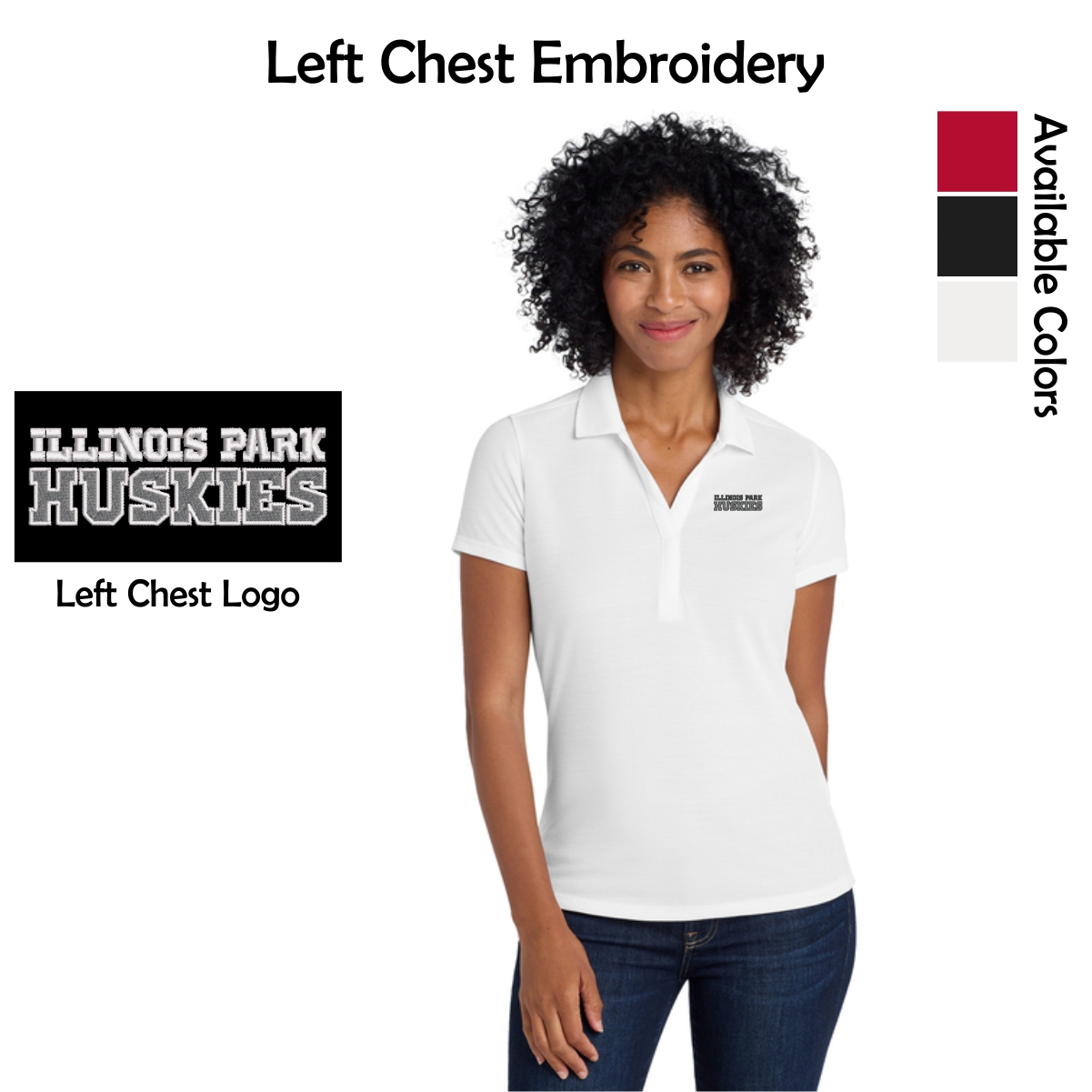 Illinois Park Ladies Port Authority Pique Polo