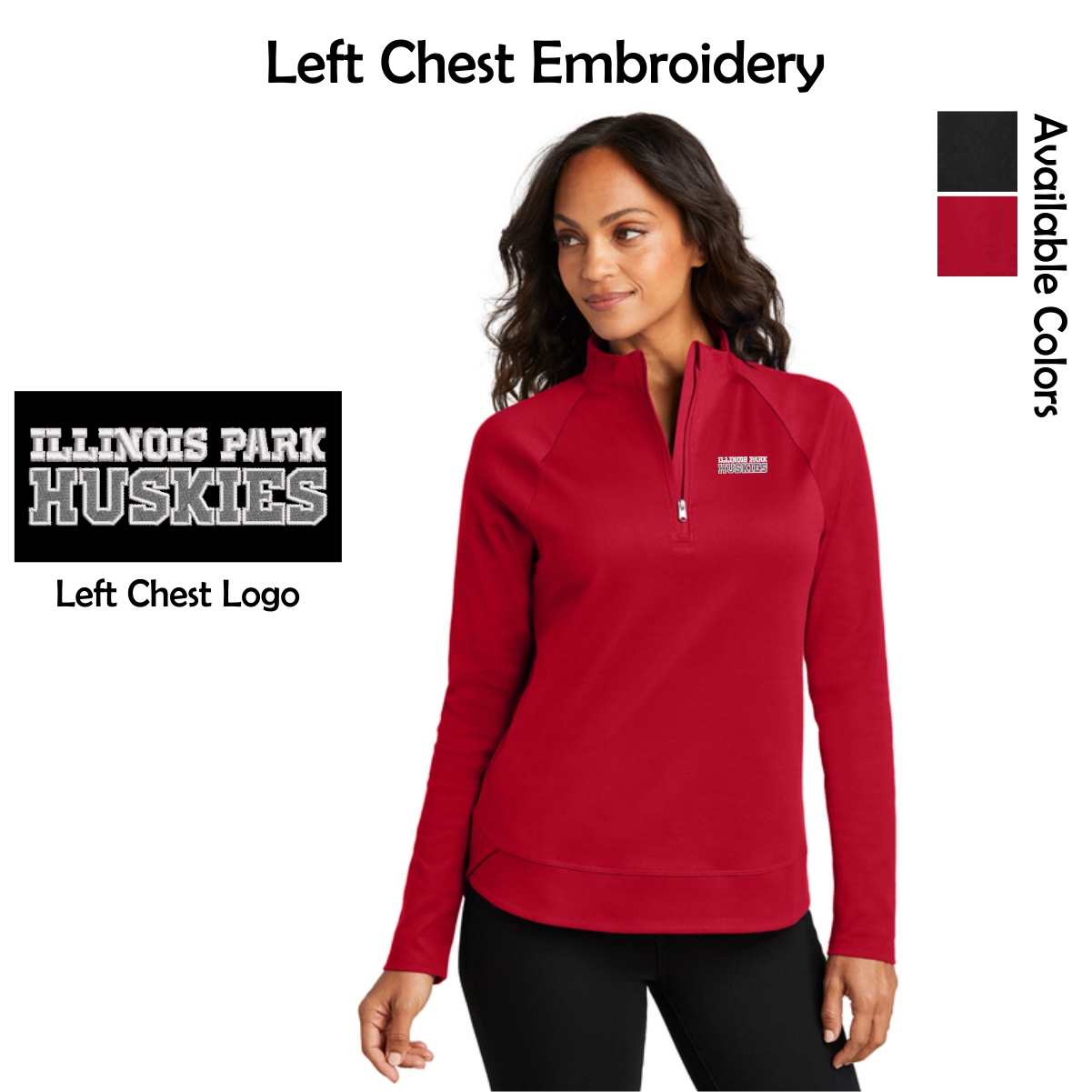 Illinois Park Ladies Port Authority Cypress 1/4-Zip