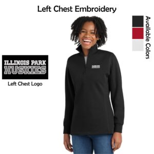 Illinois Park Ladies Sport-Tek 1/4-Zip Sweatshirt