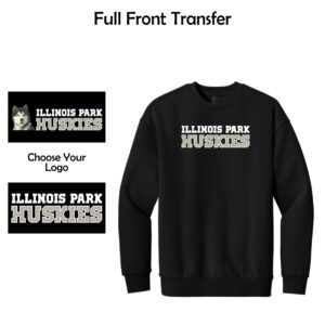 Illinois Park Adult District Heavyweight Fleece Crew (Oversized fit)