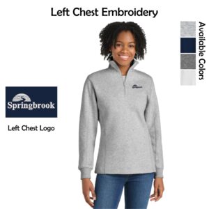 Springbrook Community Church Ladies Sport-Tek 1/4-Zip Sweatshirt
